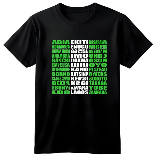 Nigeria 36 States Green W...